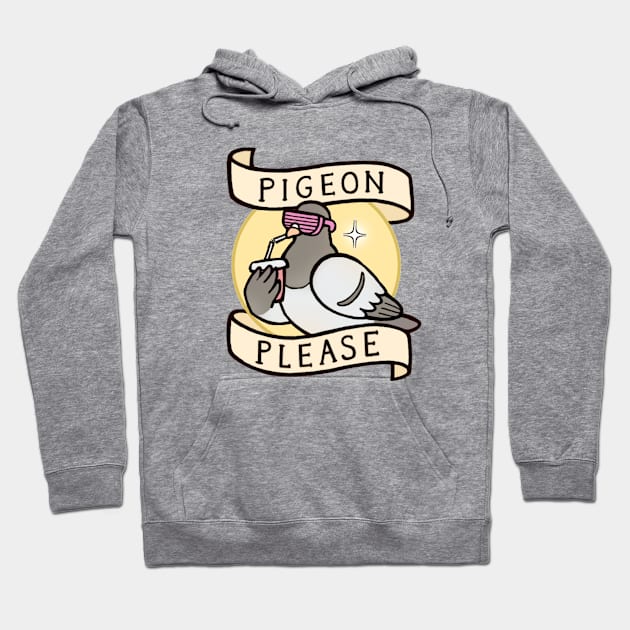 Pigeon please Hoodie by koomalaama